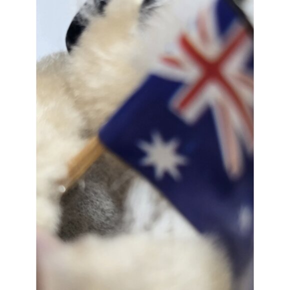Vtg Koala Pencil Hugger Plush Mini Australia Flag Souvenir Grabber Figure Clip - Picture 12 of 12